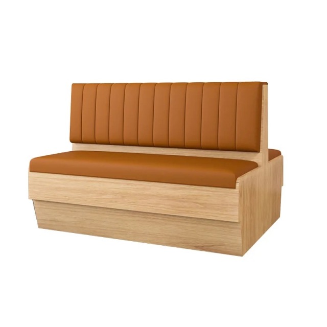 double sided restaurant booth seating