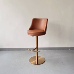 gas lift height adjustable vinyl bar chair