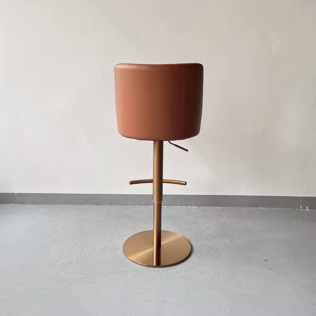 gas lift height adjustable vinyl bar chair