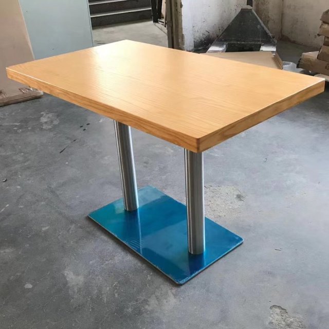 ash veneered plywood restaurant dining table