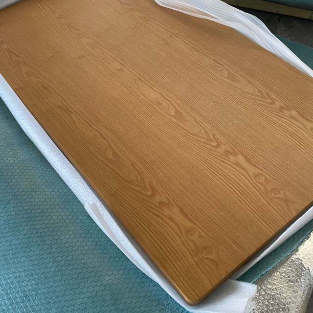 ash veneered plywood restaurant dining table