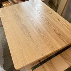 ash veneered plywood restaurant dining table