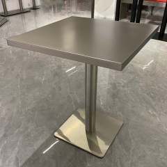 stainless steel dining table