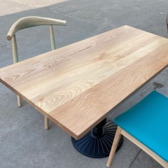 solid ash wood dining table