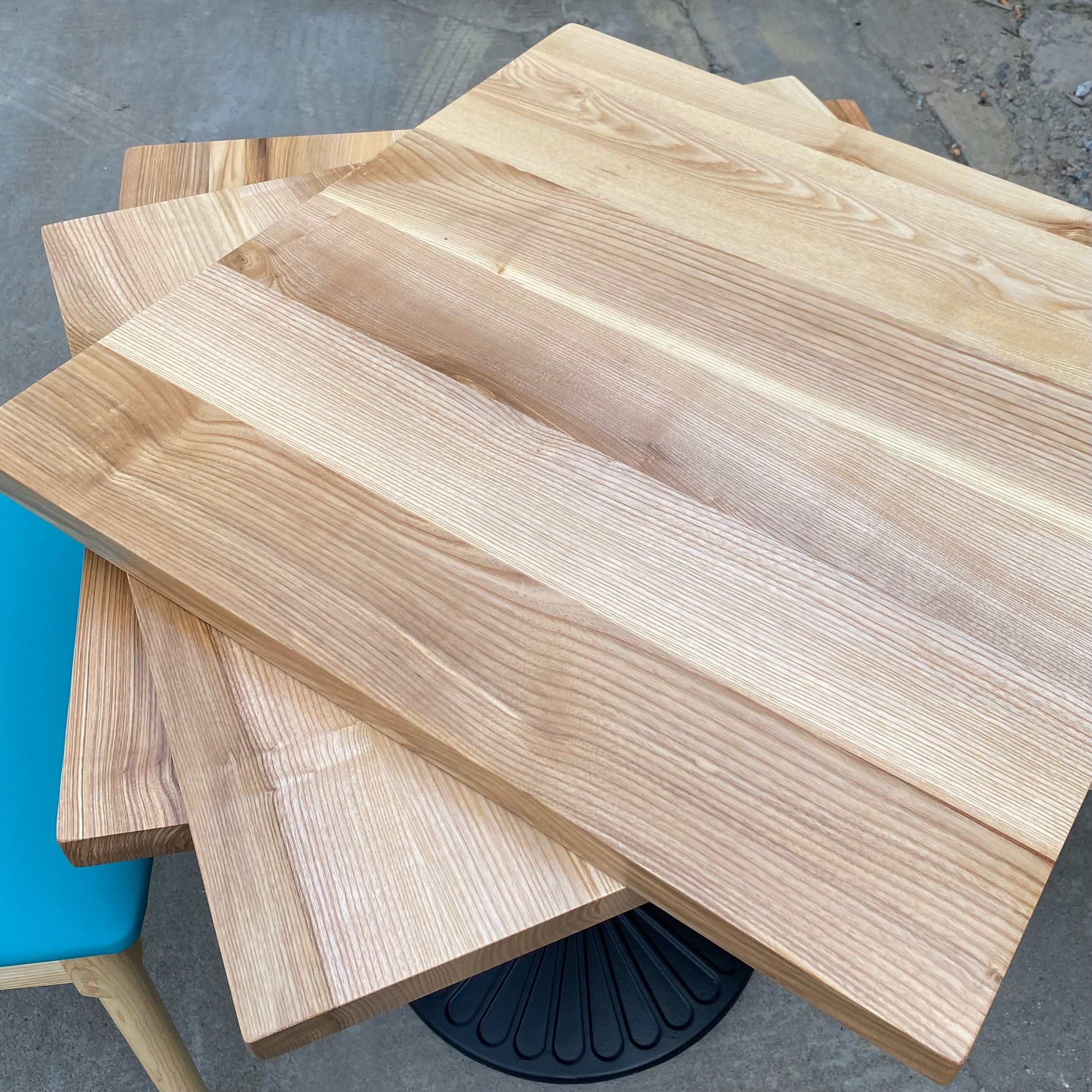 solid ash wood dining table