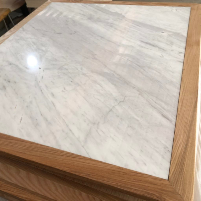 square cafe dining table for 2