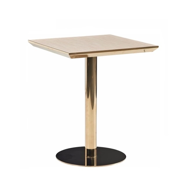HPL faced plywood square restaurant table