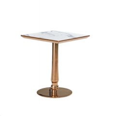 HPL faced plywood square restaurant table