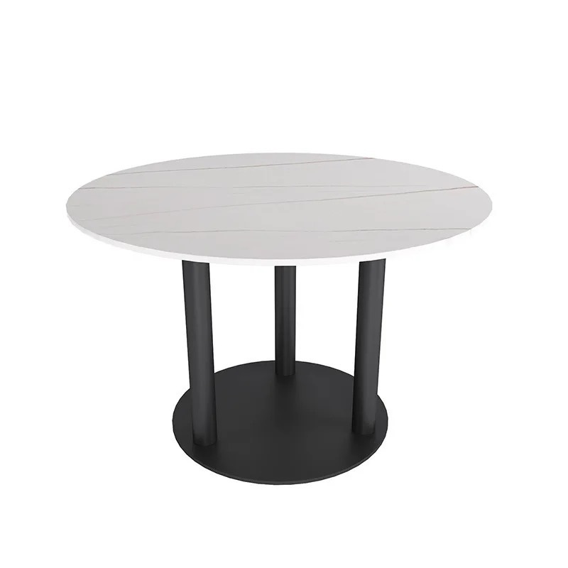 round sintered stone dining table