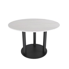 round sintered stone dining table