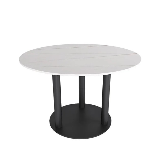 round sintered stone dining table