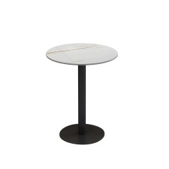 round sintered stone dining table