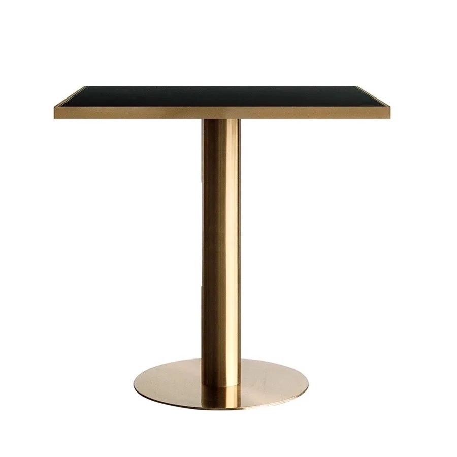 HPL faced plywood square restaurant table