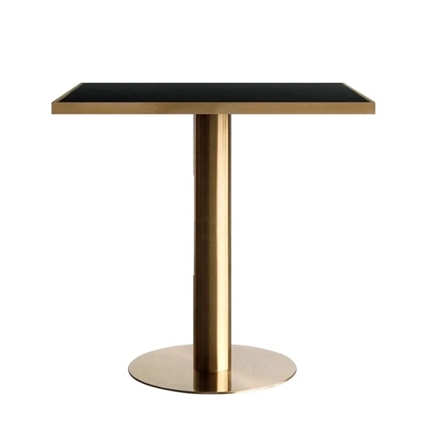 HPL faced plywood square restaurant table