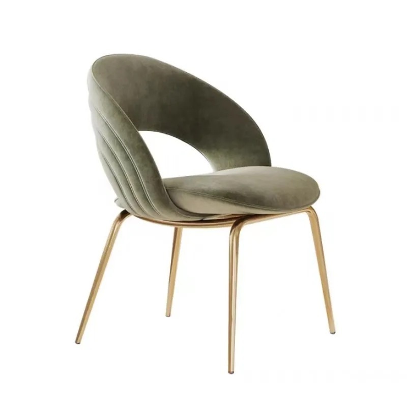 velvet dining chair