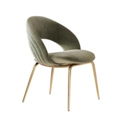 velvet dining chair