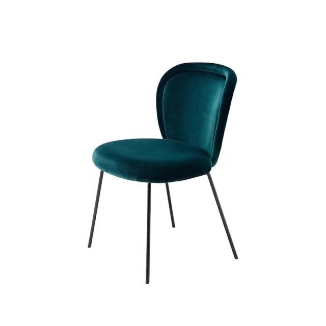 velvet restaurant chair