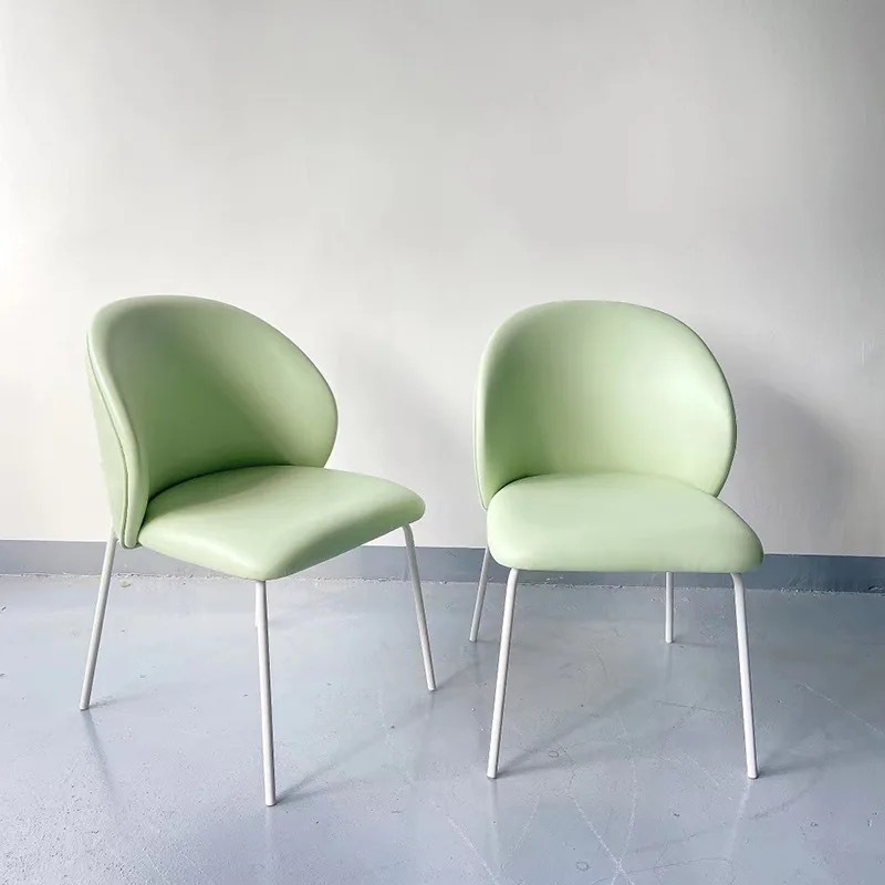 teddy fleece metal dining chair wholesale