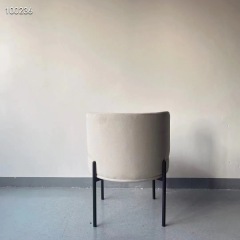 velvet upholstered dining chair