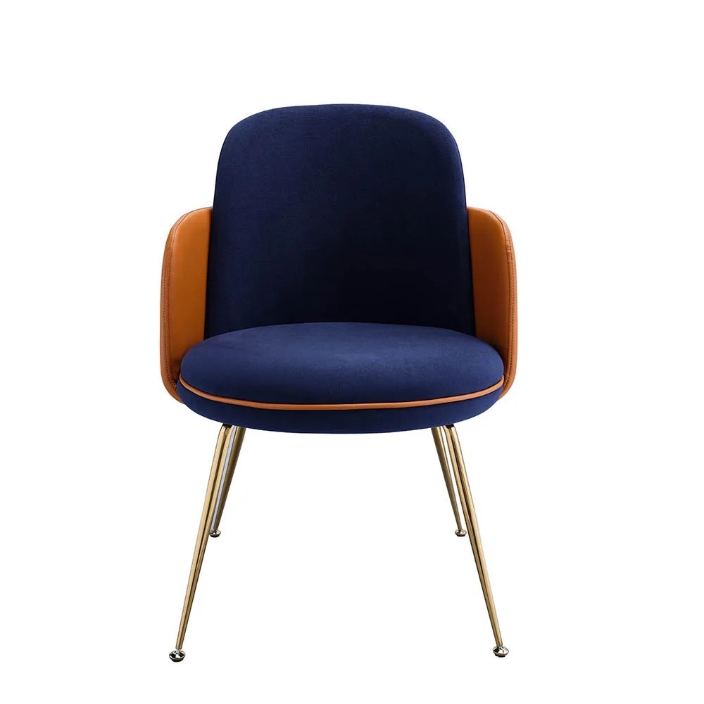 velvet upholstered restaurant dining armchair