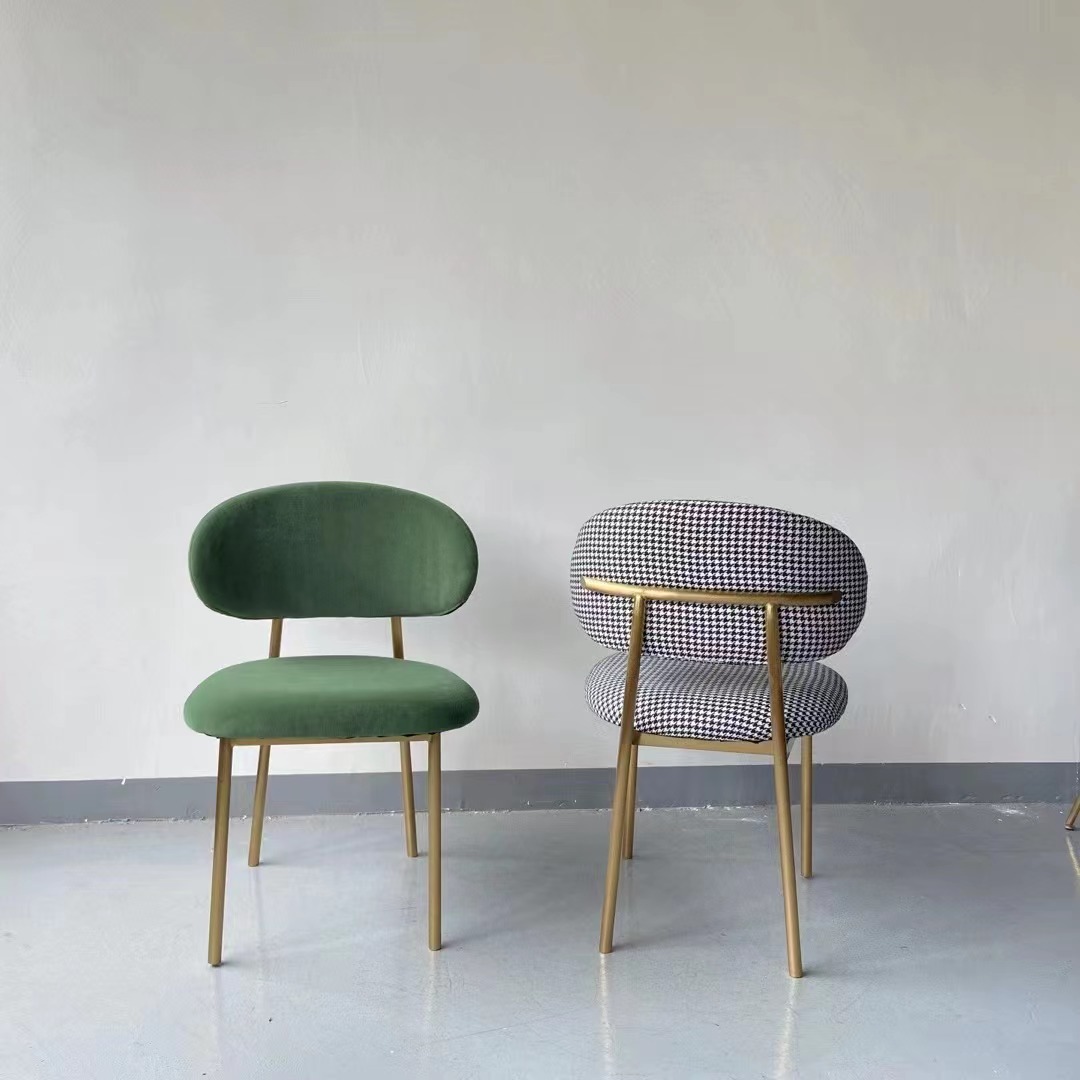 metal cafe dining chair