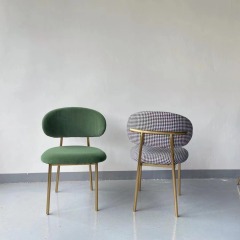 metal cafe dining chair