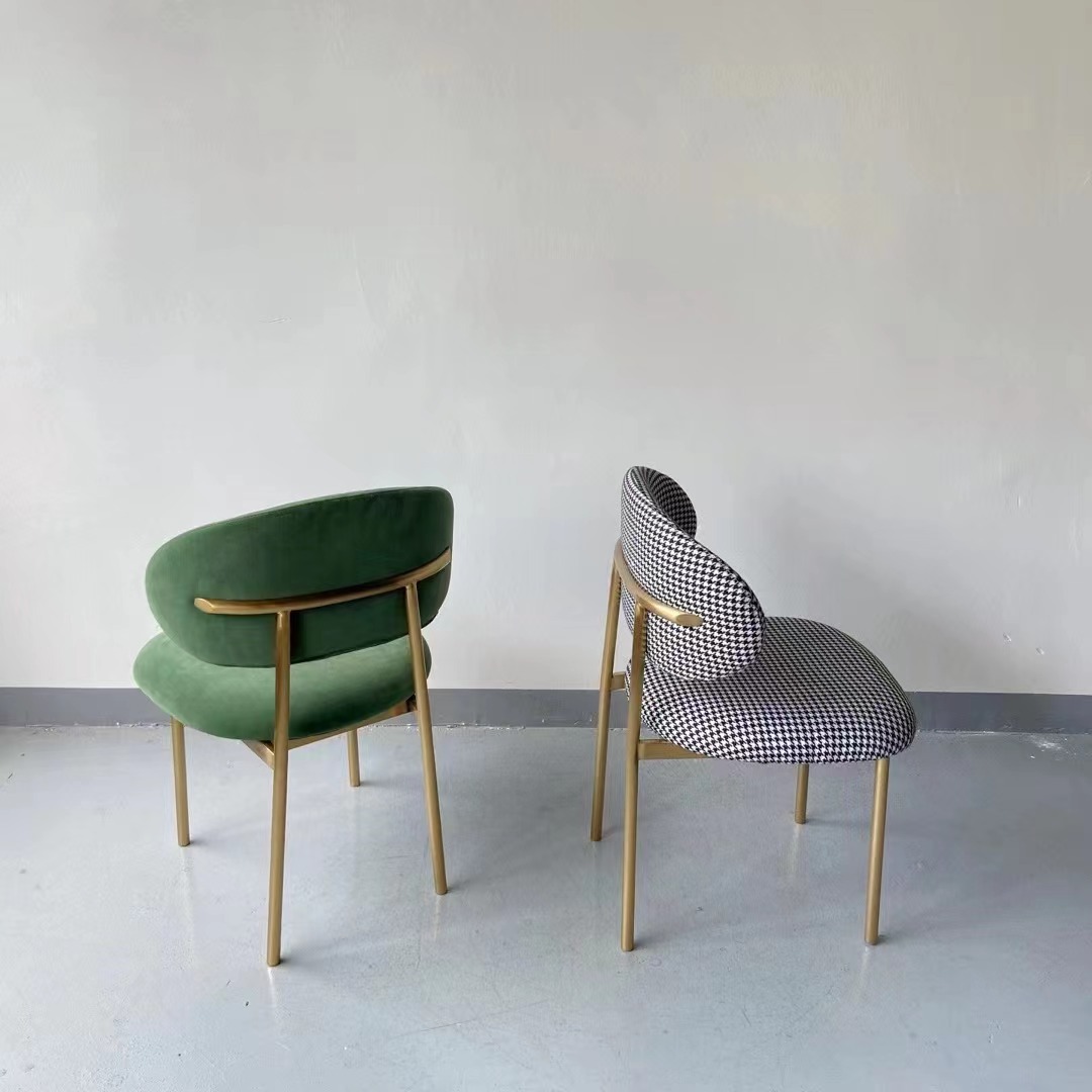 metal cafe dining chair