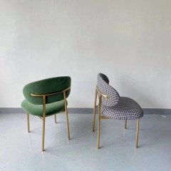 metal cafe dining chair