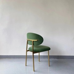 metal cafe dining chair