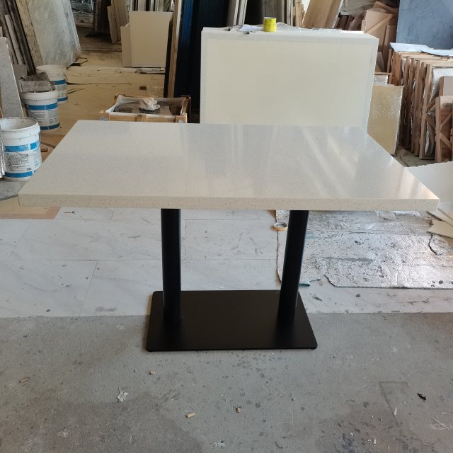 quartz restaurant dining table