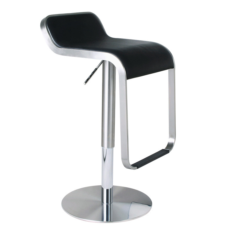 S shape lift gas base high bar stools