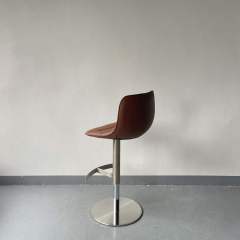 height adjustable stainless steel high bar chair