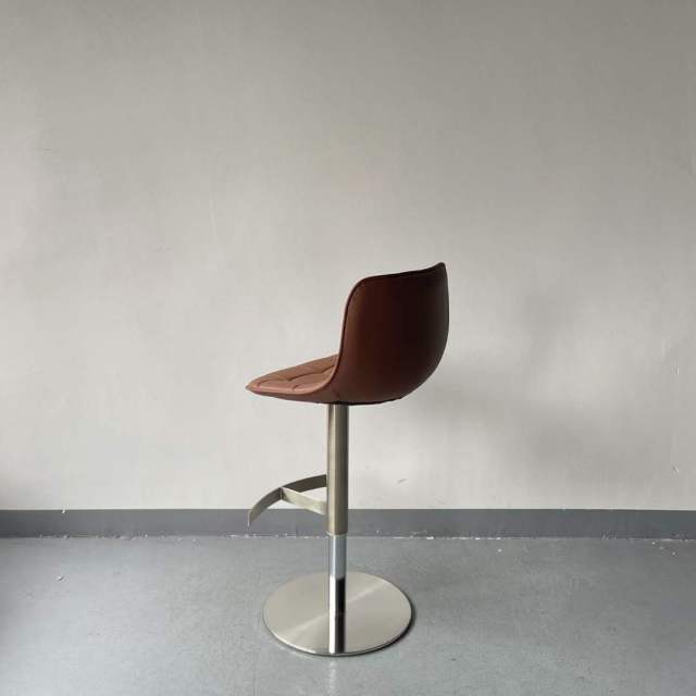 height adjustable stainless steel high bar chair