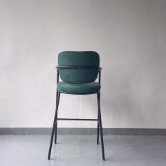 high back metal restaurant bar chair