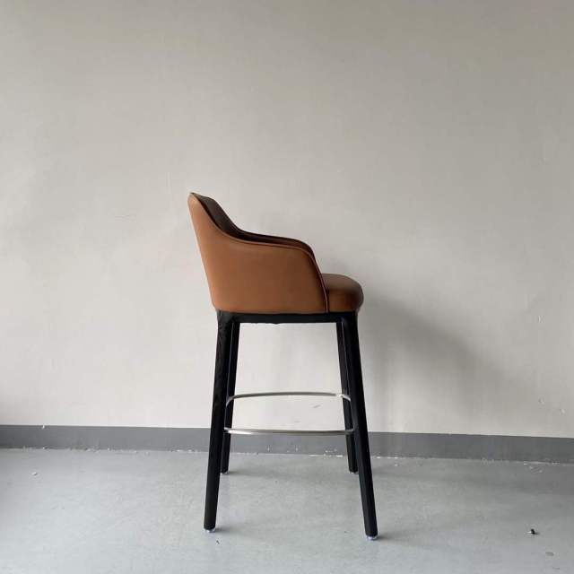 restaurant solid wood high bar chair