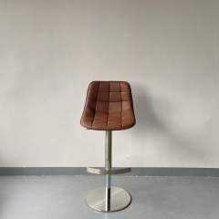height adjustable stainless steel high bar chair