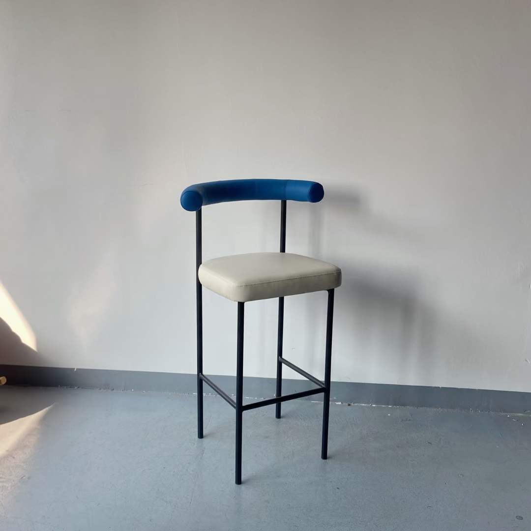 antique high bar chair