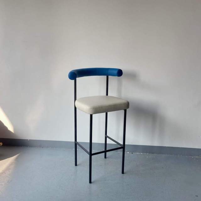 antique high bar chair