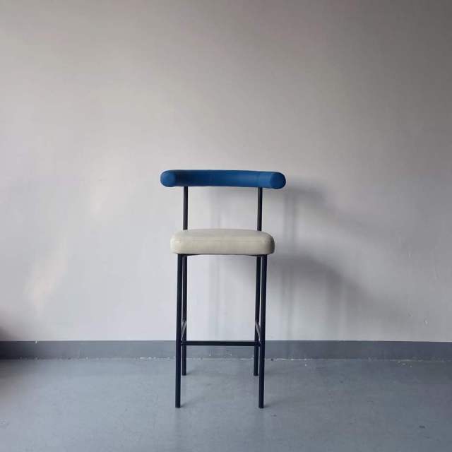 antique high bar chair