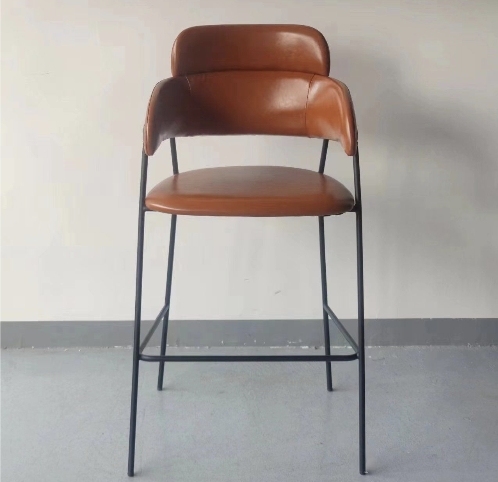 stainless steel high bar chair