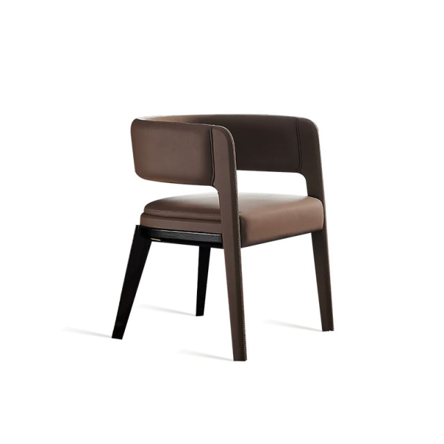 solid wood armchair