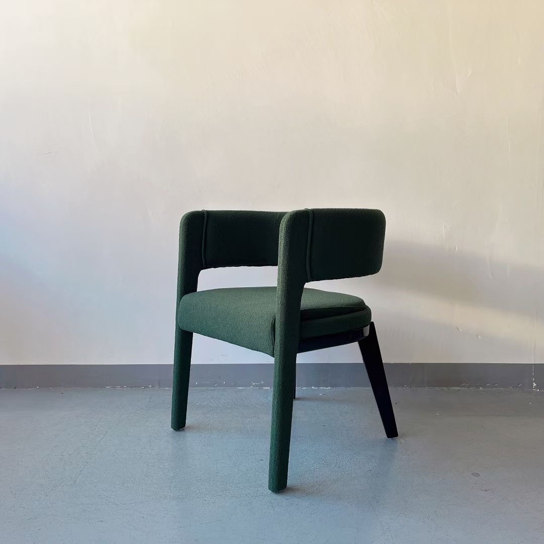 solid wood armchair