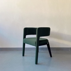 solid wood armchair