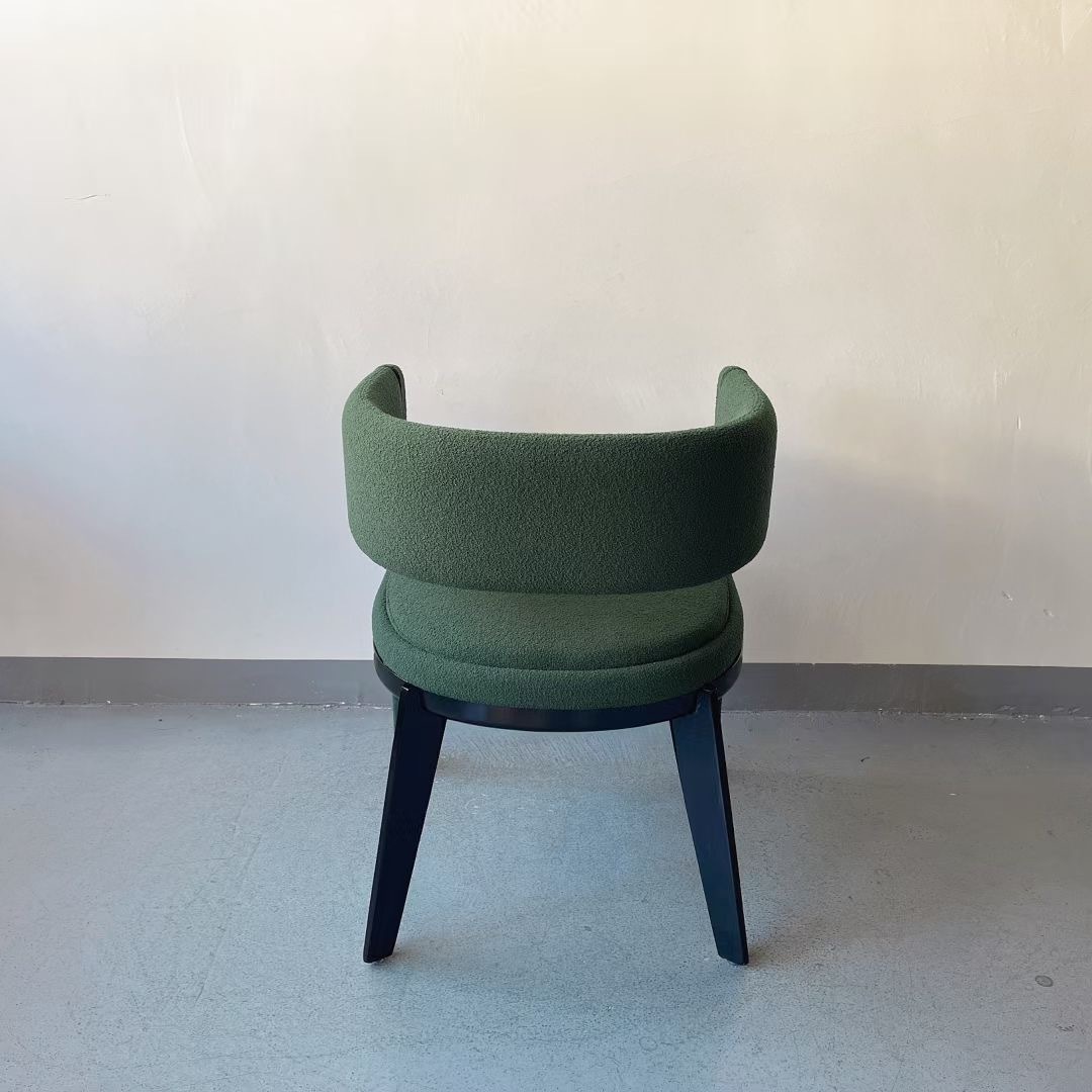 solid wood armchair