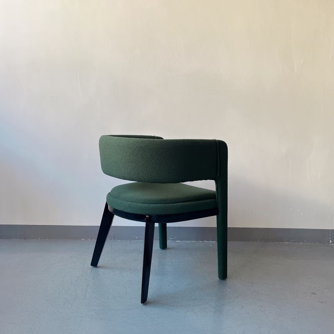 solid wood armchair