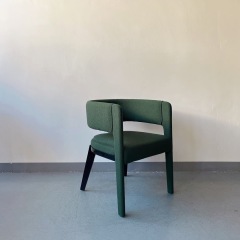 solid wood armchair