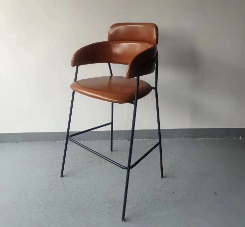 stainless steel high bar chair