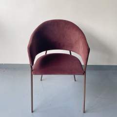 stainless steel dining chair