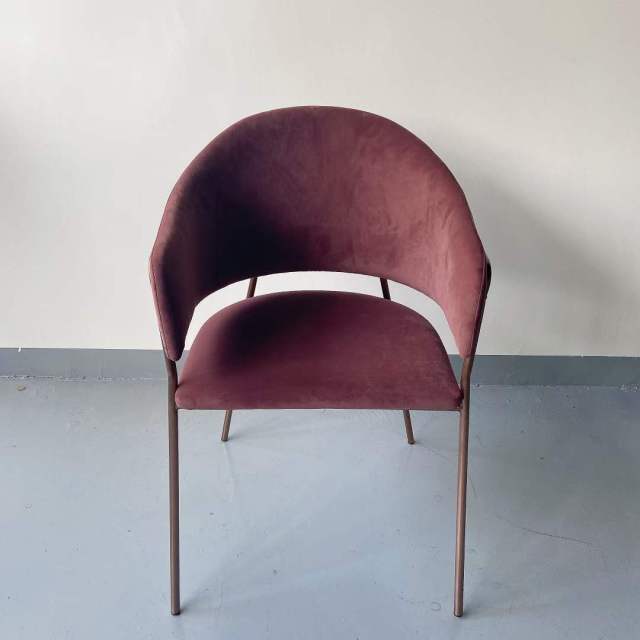 stainless steel dining chair