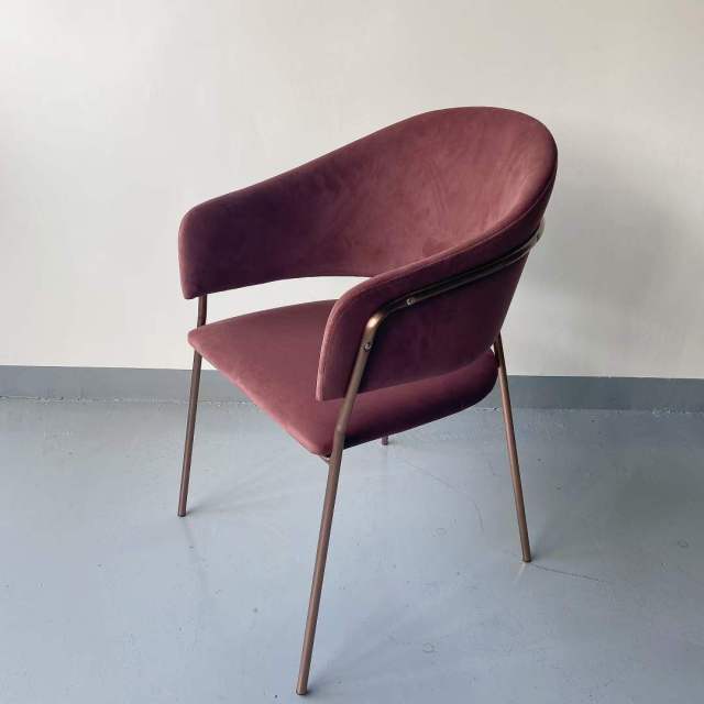 stainless steel dining chair